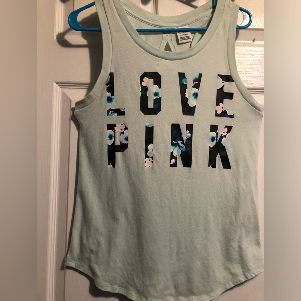 Pink / Victoria’s Secret- Love Floral Tank Top